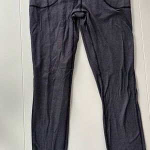 Black lululemon Textured Leggings